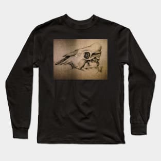 Vintage cow skull Long Sleeve T-Shirt